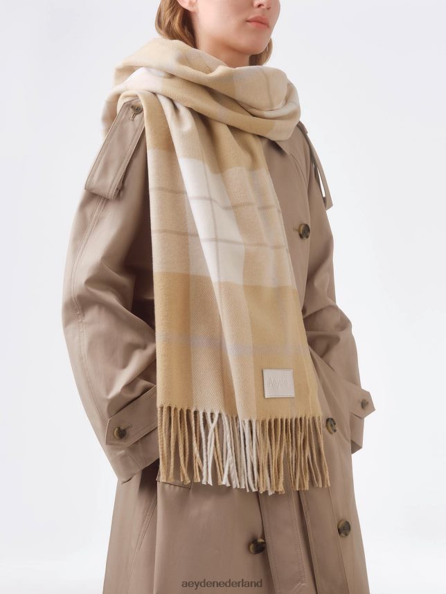 accessoire nl Aeyde Ben romige wol 624HJR148