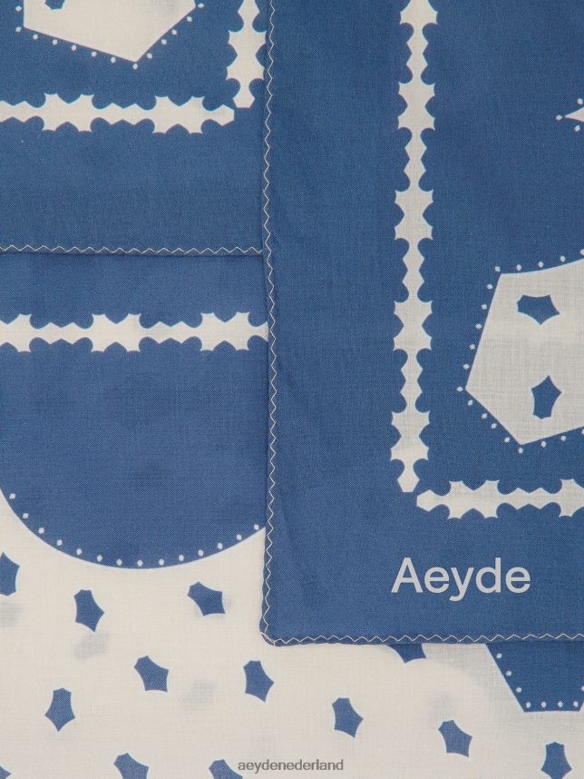 accessoire nl Aeyde dakota leigrijs/crèmeachtig katoen 624HJR302