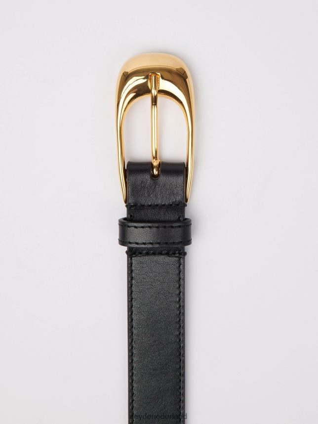 accessoire nl Aeyde Leona zwart/goud kalf 624HJR134