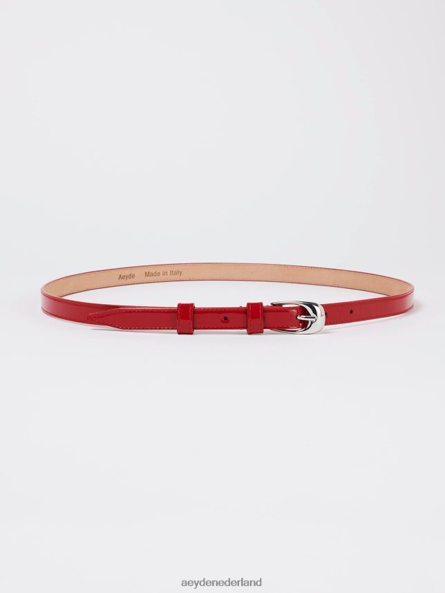 accessoire nl Aeyde eleanor cranberry/zilver patent 624HJR296