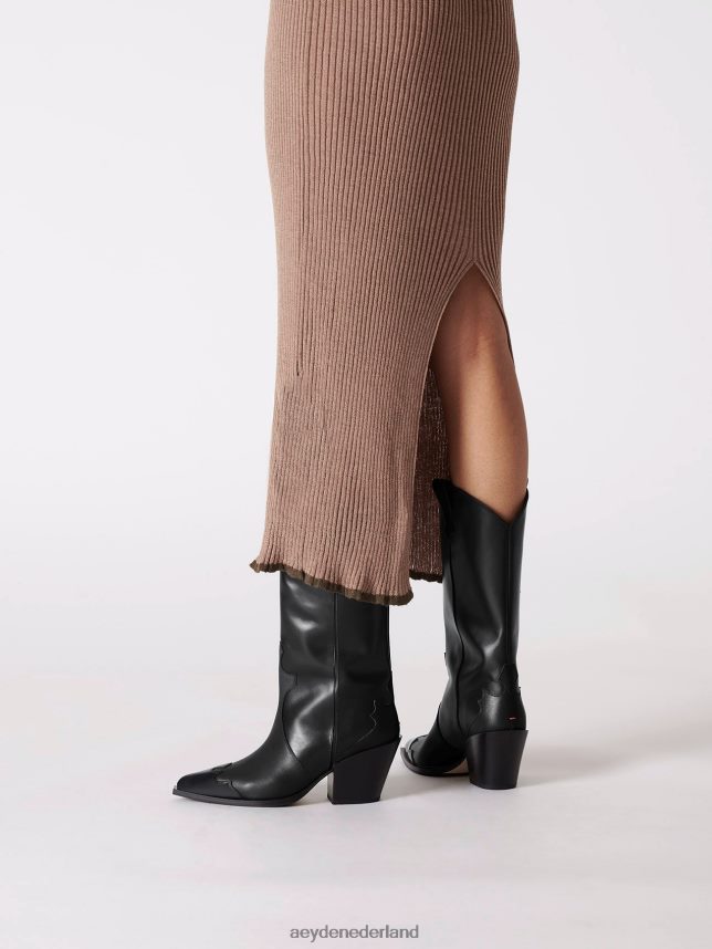 schoenen nl Aeyde Ariël zwart kalf 624HJR259