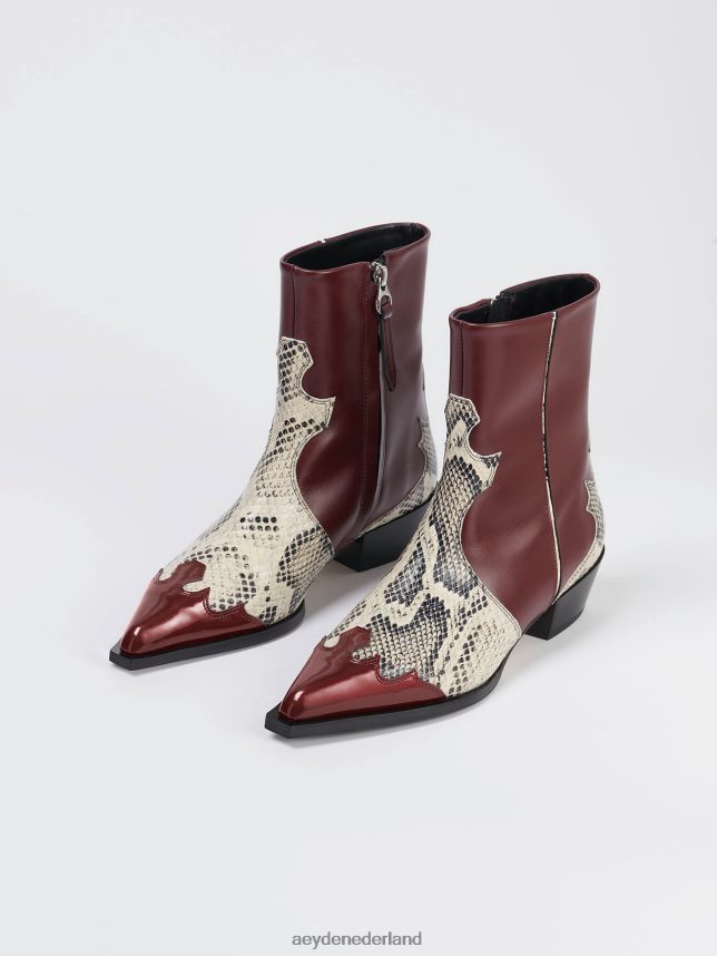 schoenen nl Aeyde Hester port/romig kalfsvlees/slang 624HJR257