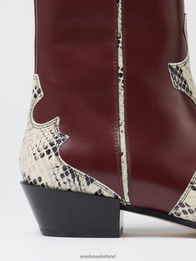 schoenen nl Aeyde Hester port/romig kalfsvlees/slang 624HJR257