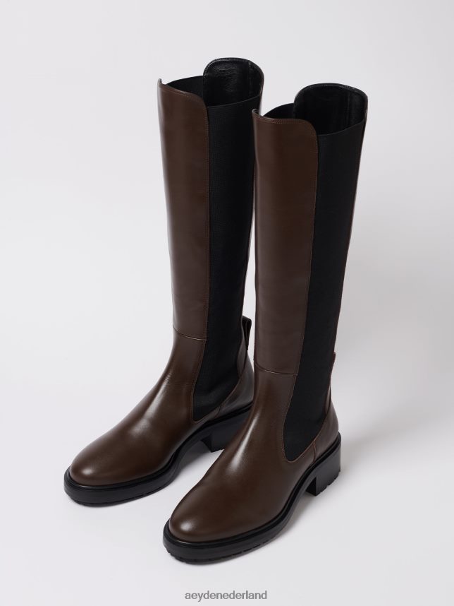 schoenen nl Aeyde blanco mokka kalf 624HJR14