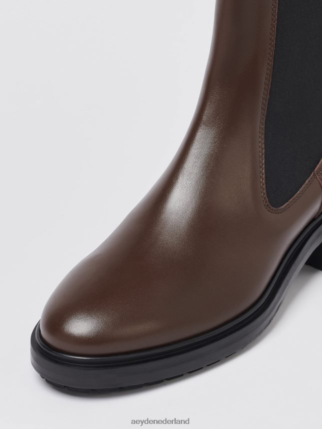 schoenen nl Aeyde blanco mokka kalf 624HJR14