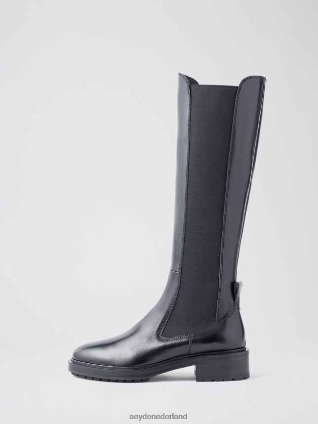 schoenen nl Aeyde blanco zwart kalf 624HJR13