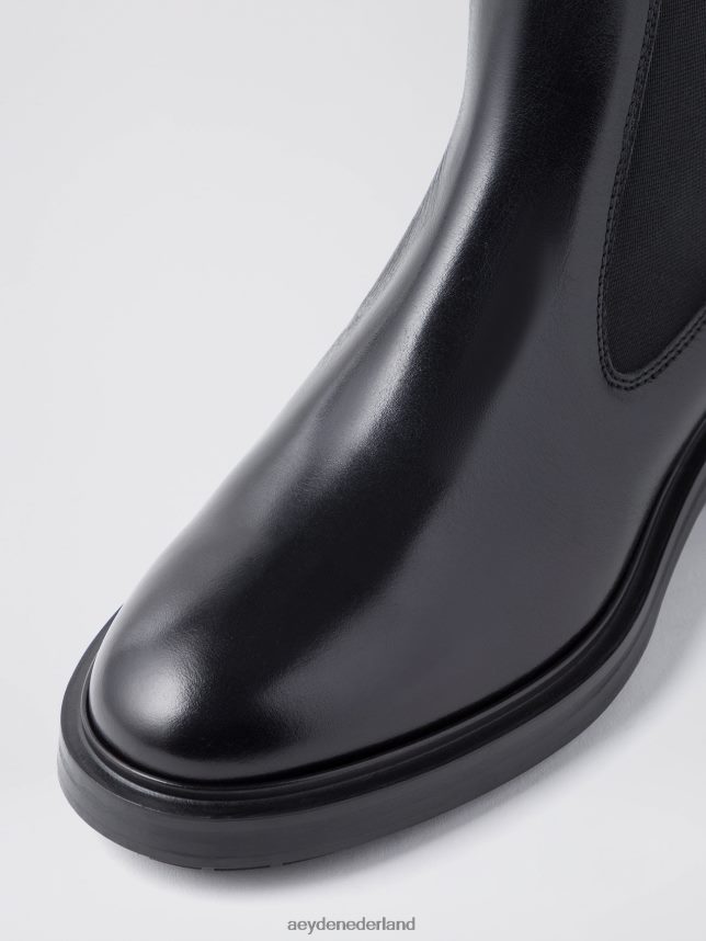 schoenen nl Aeyde blanco zwart kalf 624HJR13