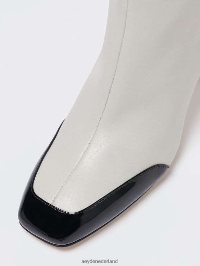 schoenen nl Aeyde lelie krijt/zwart kalf/patent 624HJR271