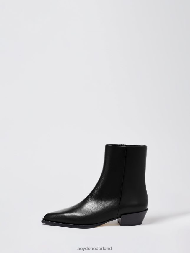 schoenen nl Aeyde robijn zwart kalf 624HJR36
