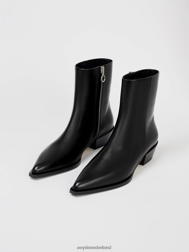 schoenen nl Aeyde robijn zwart kalf 624HJR36