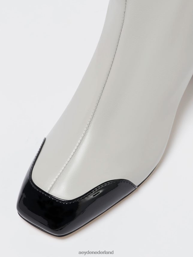 schoenen nl Aeyde suki krijt/zwart kalf/patent 624HJR76