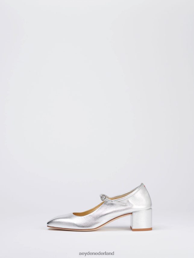 schoenen nl Aeyde aline zilver nappa 624HJR203
