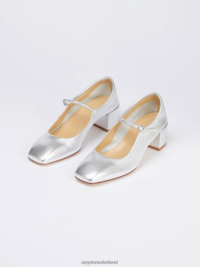 schoenen nl Aeyde aline zilver nappa 624HJR203