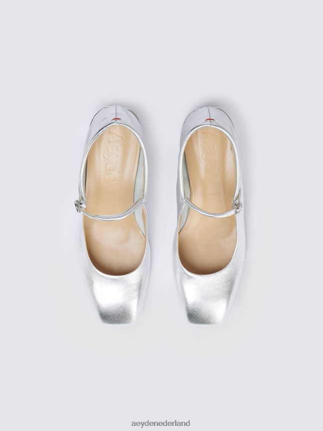 schoenen nl Aeyde aline zilver nappa 624HJR203