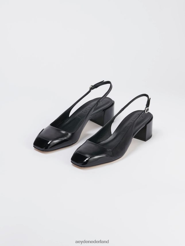 schoenen nl Aeyde augustus zwart nappa/lak 624HJR186