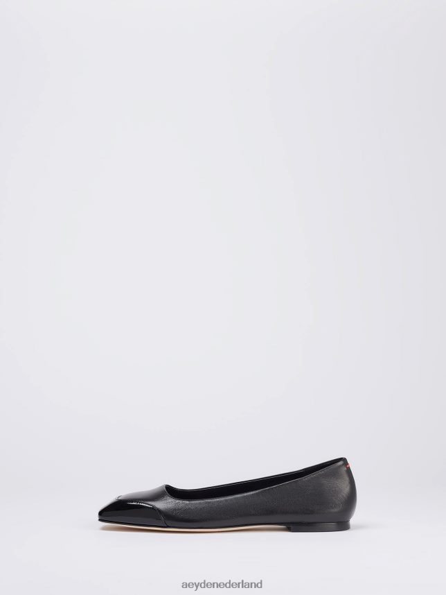 schoenen nl Aeyde iris zwart nappa/lak 624HJR183