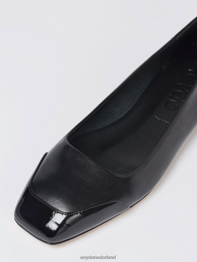 schoenen nl Aeyde iris zwart nappa/lak 624HJR183