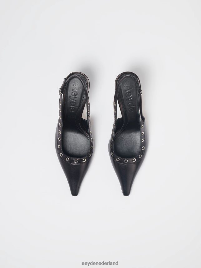 schoenen nl Aeyde isotta zwart nappa 624HJR101