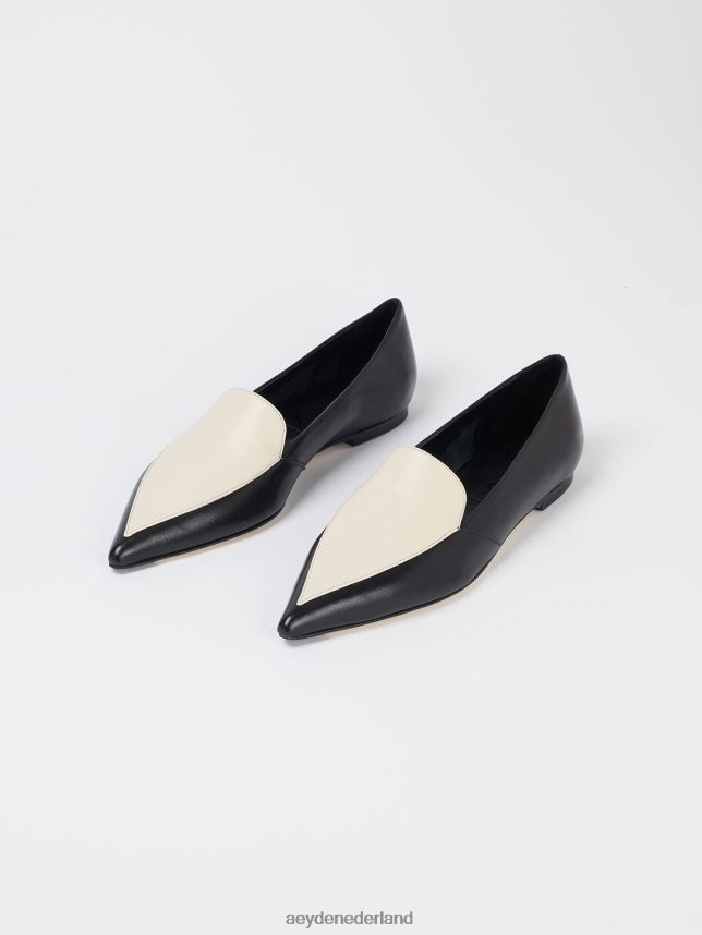 schoenen nl Aeyde martha zwart/romig nappa 624HJR212