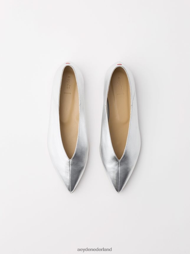 schoenen nl Aeyde moa zilver nappa 624HJR217