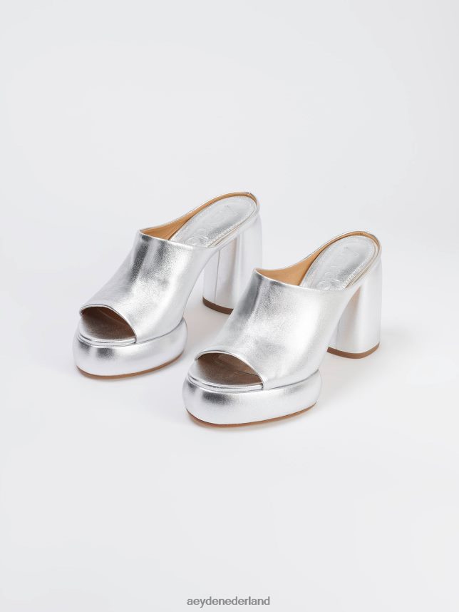 schoenen nl Aeyde ornella zilver nappa 624HJR171