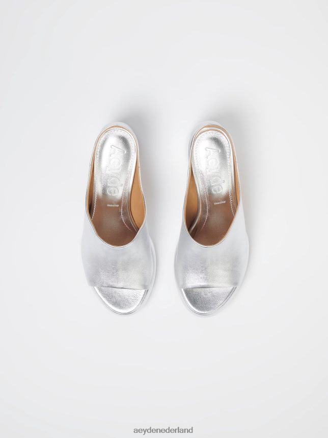 schoenen nl Aeyde ornella zilver nappa 624HJR171