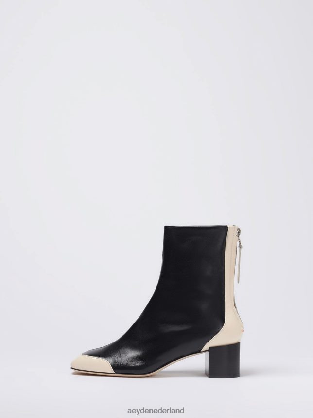 schoenen nl Aeyde suki zwart/romig nappa/lak 624HJR75