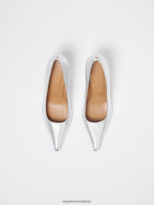 schoenen nl Aeyde zandra zilver nappa 624HJR108