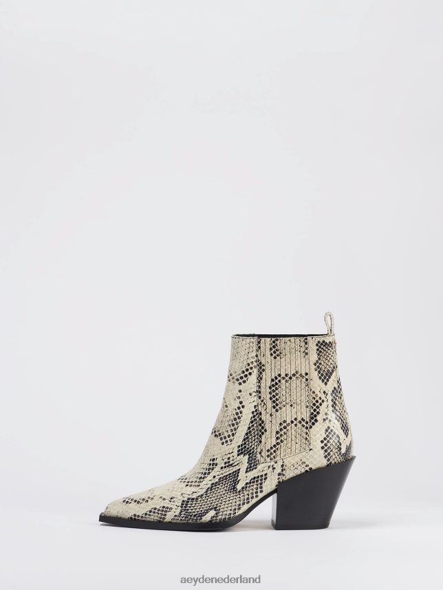 schoenen nl Aeyde Kate romige slang 624HJR41