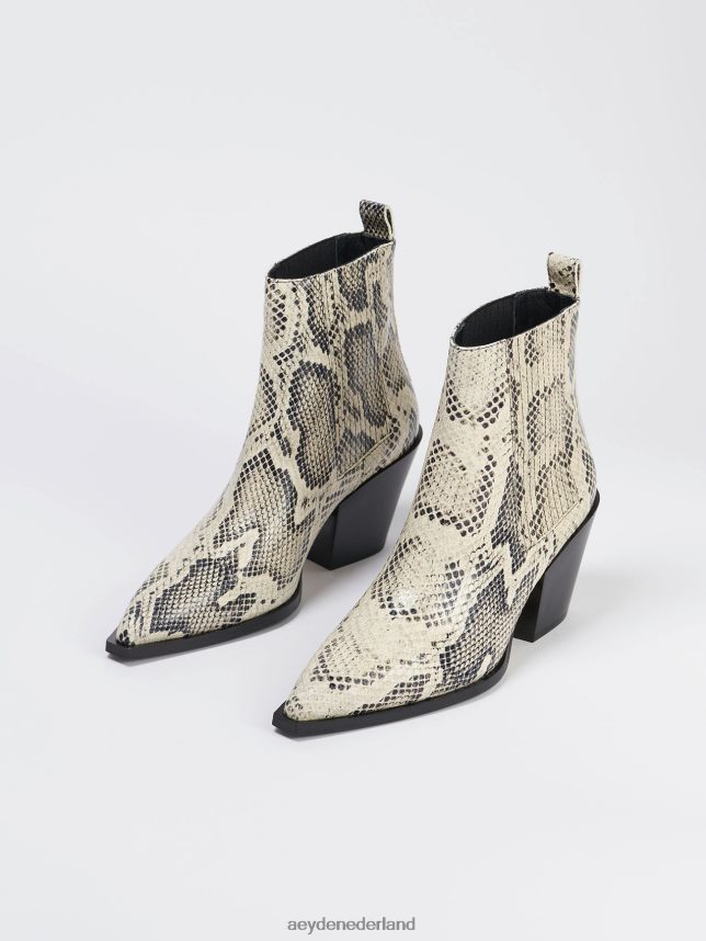 schoenen nl Aeyde Kate romige slang 624HJR41
