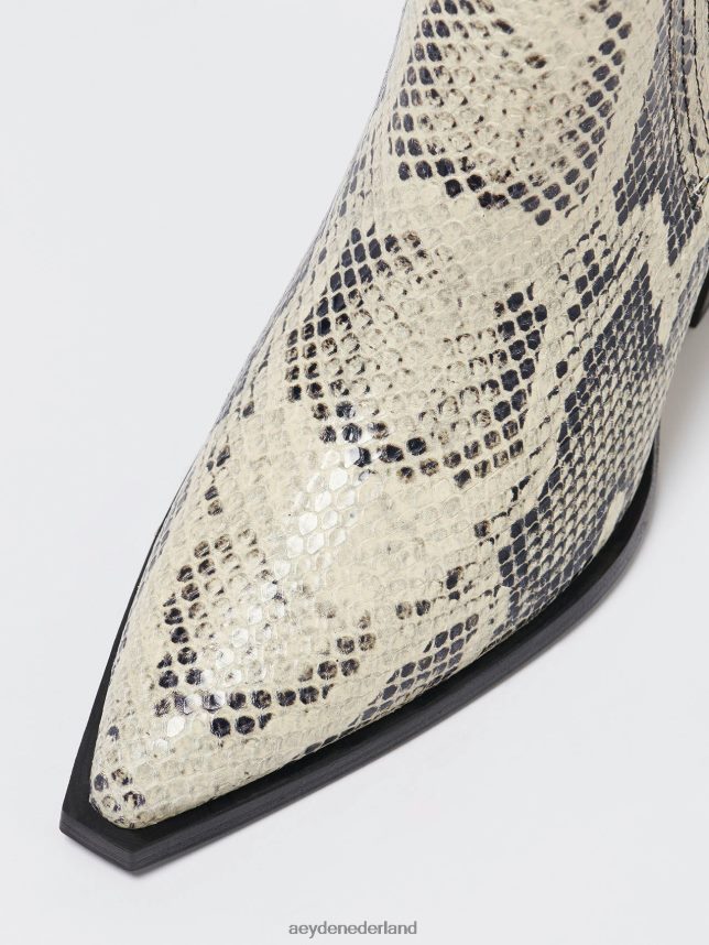 schoenen nl Aeyde Kate romige slang 624HJR41