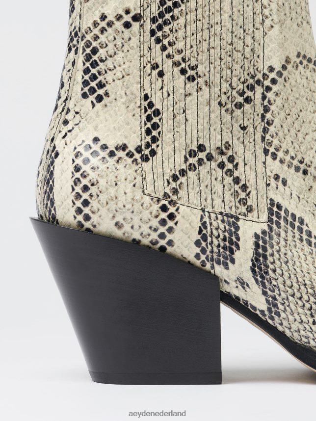 schoenen nl Aeyde Kate romige slang 624HJR41