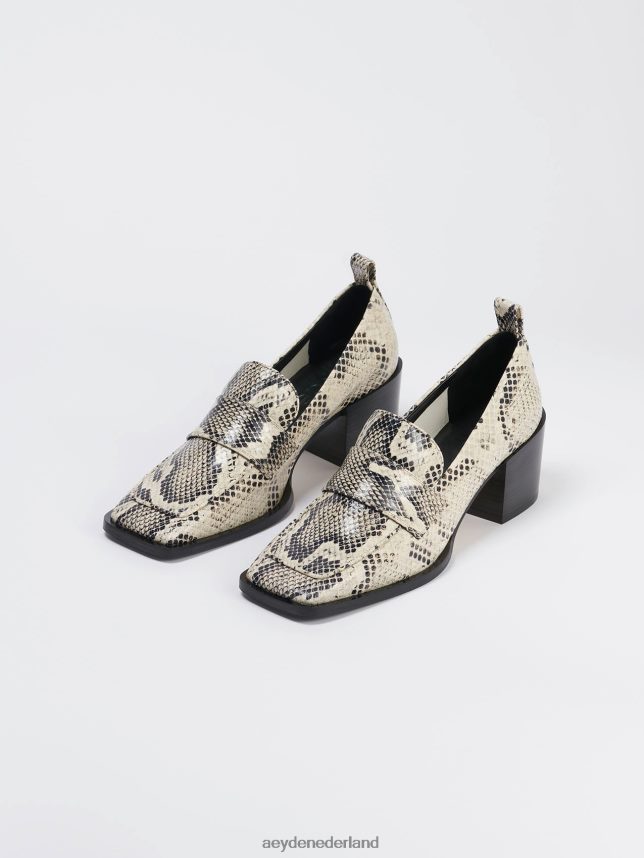 schoenen nl Aeyde anka romige slang 624HJR175