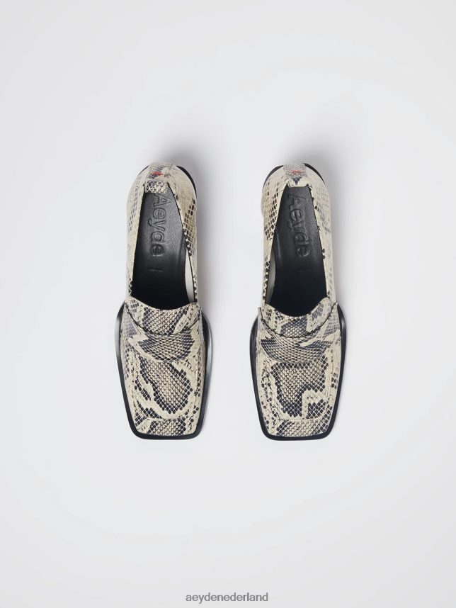 schoenen nl Aeyde anka romige slang 624HJR175