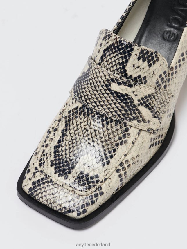 schoenen nl Aeyde anka romige slang 624HJR175