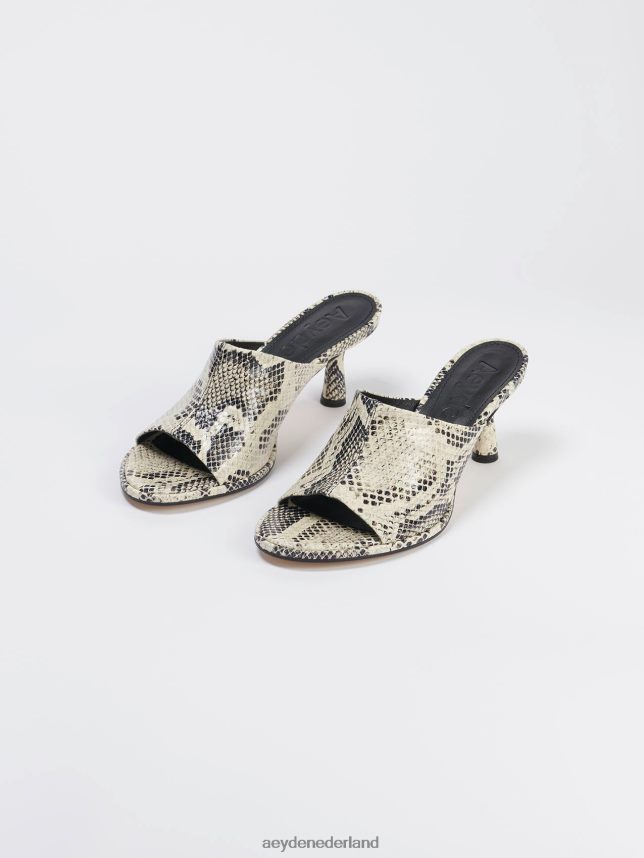 schoenen nl Aeyde arabella romige slang 624HJR168