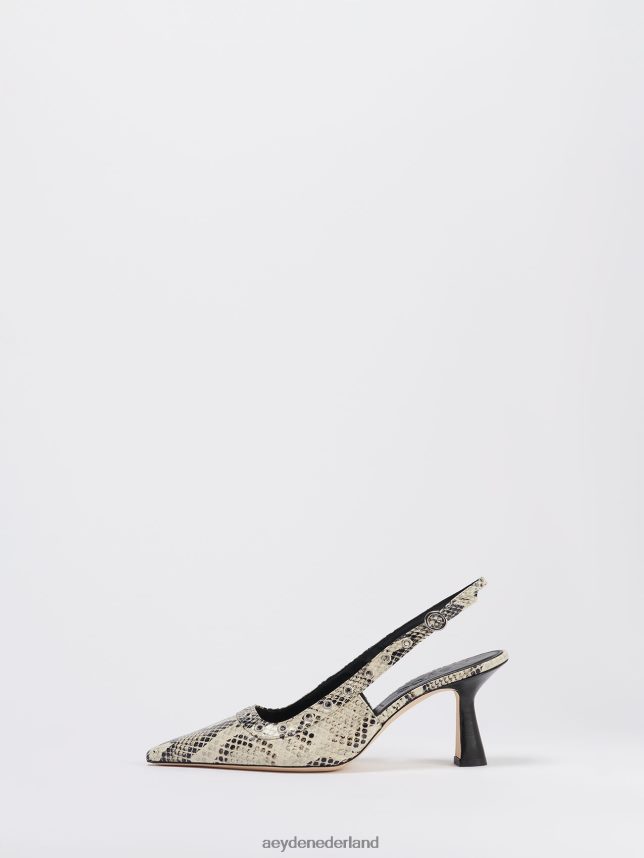 schoenen nl Aeyde isotta romige slang 624HJR102
