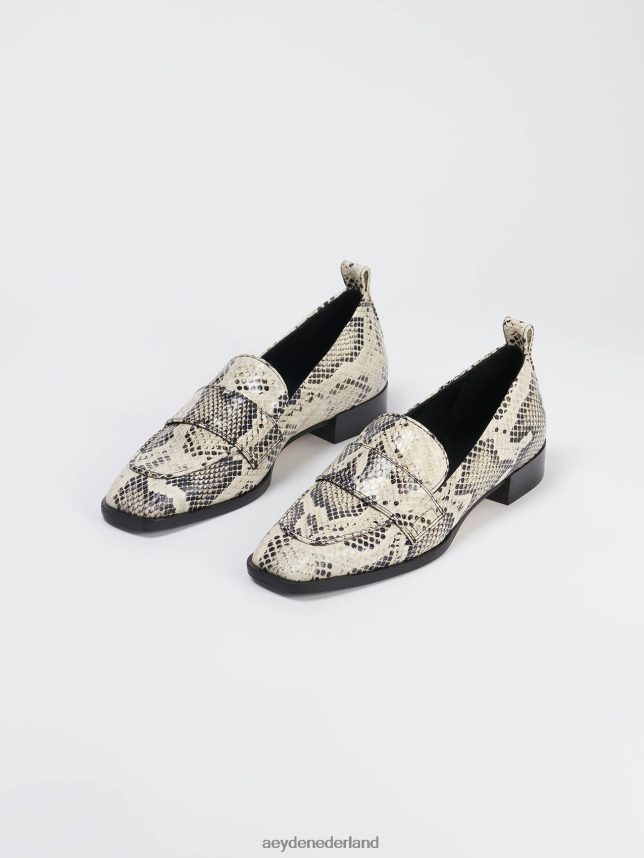 schoenen nl Aeyde julie romige slang 624HJR182