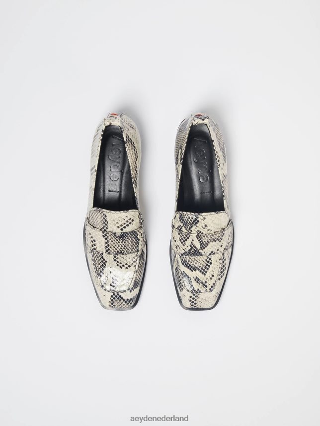 schoenen nl Aeyde julie romige slang 624HJR182