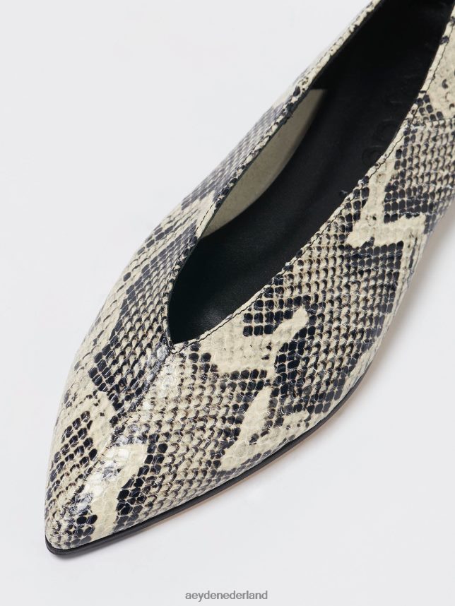 schoenen nl Aeyde moa romige slang 624HJR220