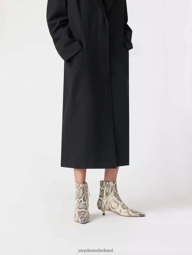 schoenen nl Aeyde sofie romige slang 624HJR253