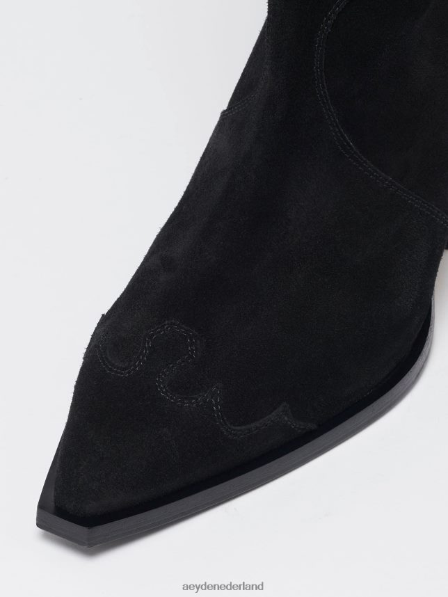 schoenen nl Aeyde Ariël zwart suède 624HJR261