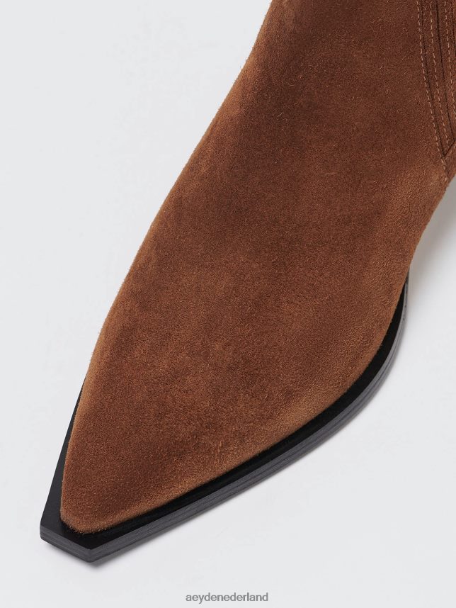 schoenen nl Aeyde Belinda bruin suède 624HJR34