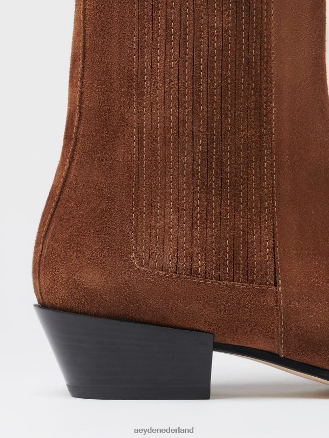 schoenen nl Aeyde Belinda bruin suède 624HJR34