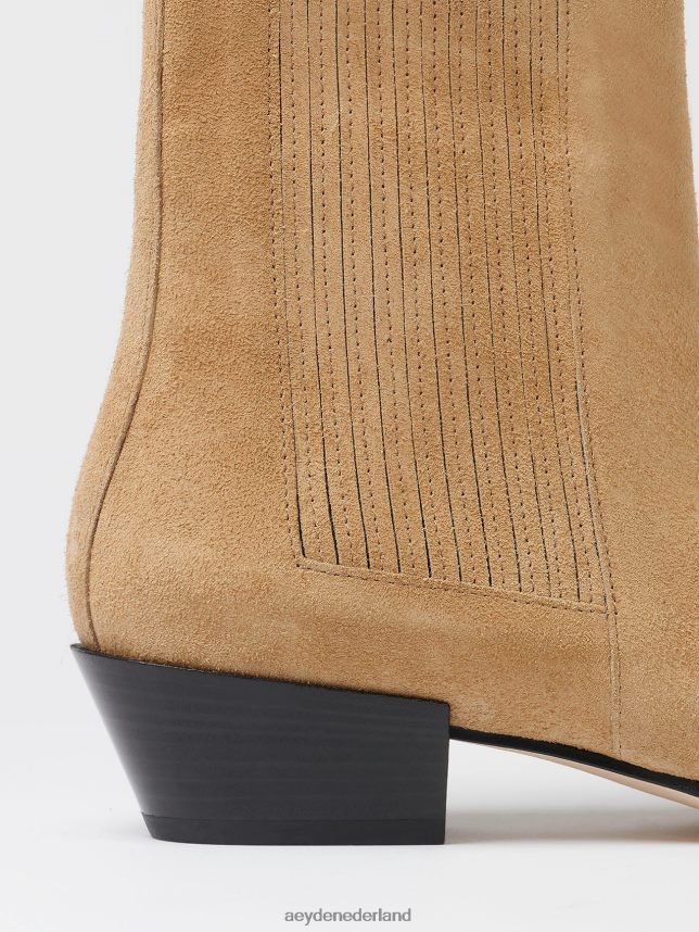 schoenen nl Aeyde Belinda karamel suède 624HJR35