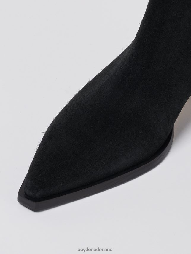 schoenen nl Aeyde Belinda zwart suède 624HJR32
