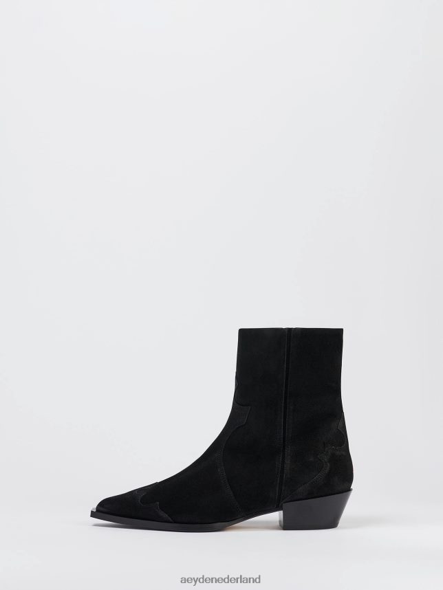 schoenen nl Aeyde Hester zwart suède 624HJR258