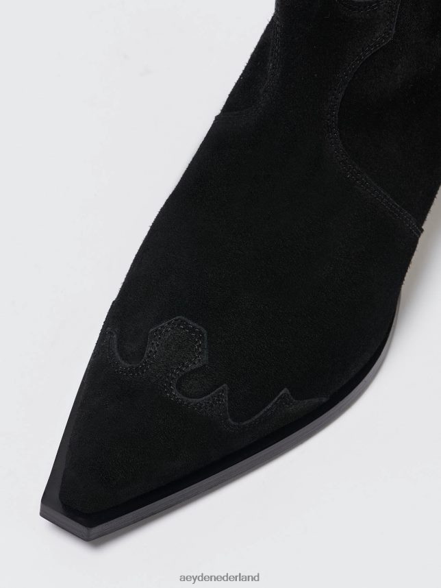 schoenen nl Aeyde Hester zwart suède 624HJR258