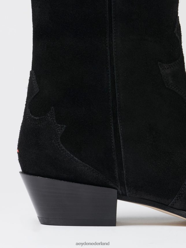 schoenen nl Aeyde Hester zwart suède 624HJR258