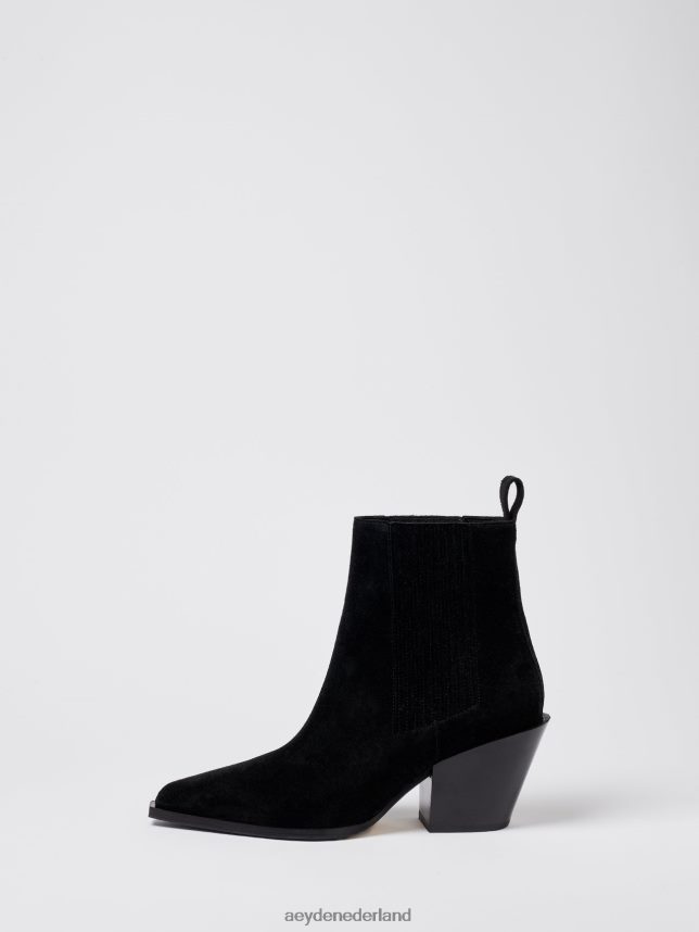 schoenen nl Aeyde Kate zwart suède 624HJR42